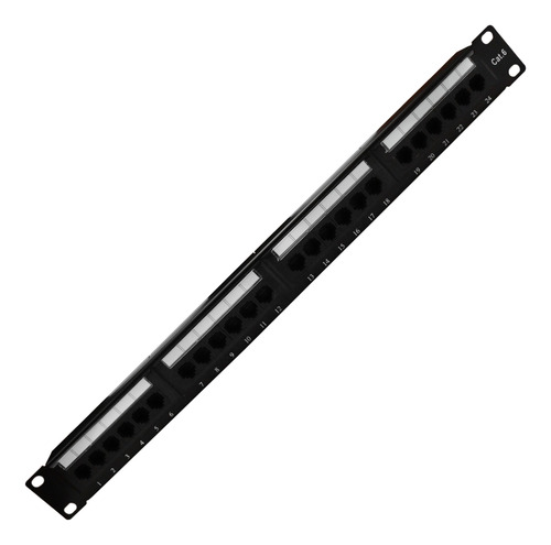 Patch Panel Cat6 24 Portas Rj45 Utp Certifica Giga Rede Lan