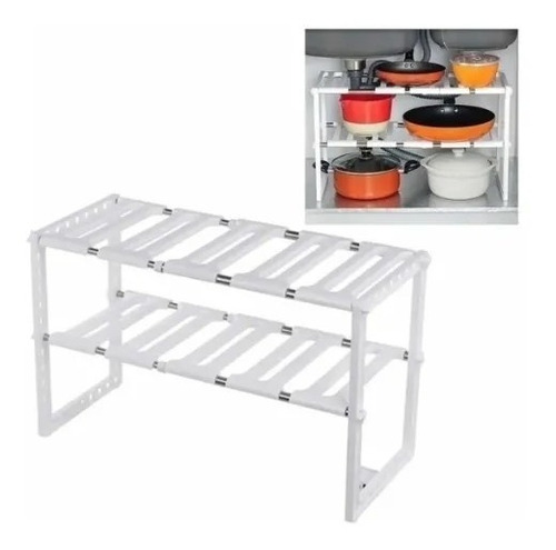 Organizador Multifuncional Cocina  Hogar Repisa Ajustable 