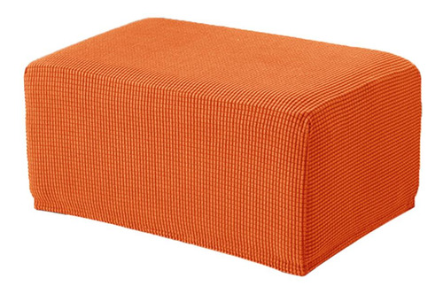 Fácil Atención Funda Elástica Suave Rectangular Naranja