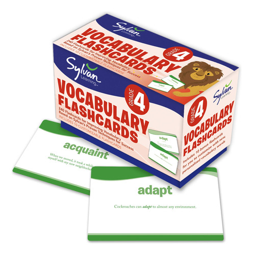 Book : 4th Grade Vocabulary Flashcards 240 Flashcards For..