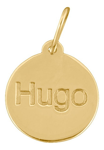 Pingente De Ouro 18k Com Nome Personalizado Cor Amarelo