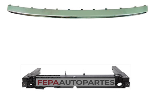 Moldura Bagueta Vira Paragolpes Trasero Audi A4 2005 / 2008