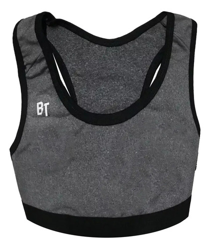 Top Deportivo Mujer Entrenamiento Body Therm Gris Oscuro Xxl