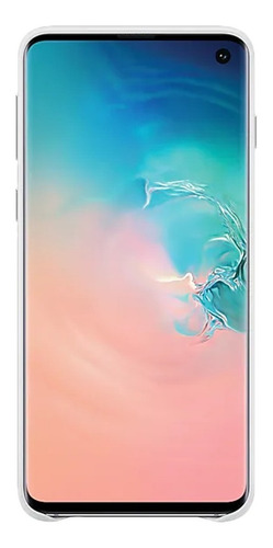 Capa Protetora Samsung Galaxy S10 Couro Branco