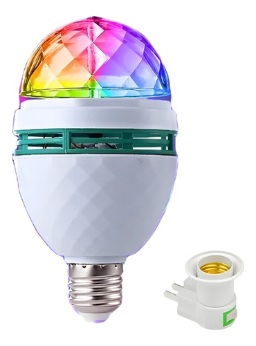 Lampada Colorido Rgb Led Laser Iluminação Dj Festa Balada 110v/220v