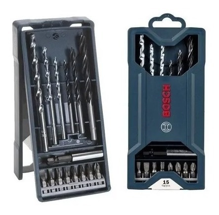Imagen 2 de 5 de Set De 15 Piezas Bosch Mechas Y Puntas Mini Xline