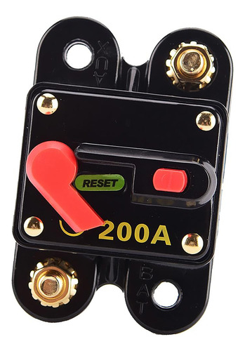 . 3 Disjuntor De Áudio Automotivo 200 Amperes Cc 12 V 24 V