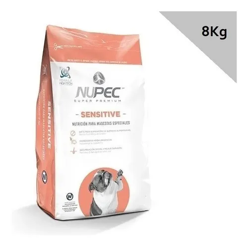 comprar Nupec Perros Piel Sensible 8kg Alimento Perro Croqueta