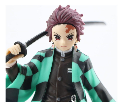 . Lote De 6 Figuras Anime Demon Slayer Modelos De Juguetes