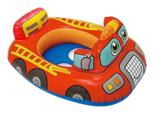 Flotador Inflable Para Bebe Flotador Piscina Flotador Niños Color BOMBERO