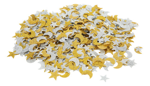 2 Bolsas Star Confetti Flash Moon Y Plástico Hechas A Mano