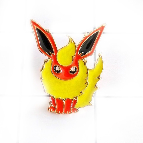 Pkmn Flareon Pin Metálico Pokemon 12 Cuotas