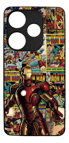 Funda Protector Case Para Poco F6 Iron Man Marvel