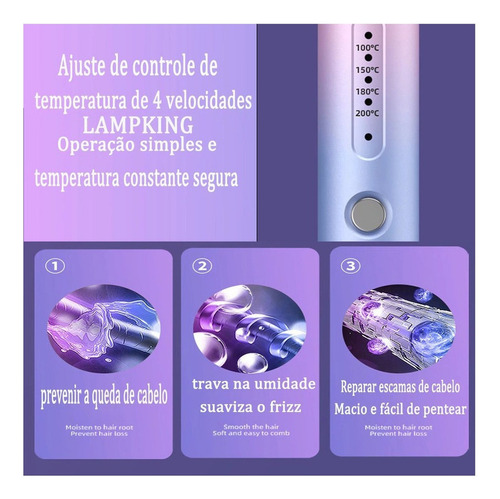 Cepillo Alisador Peine Cepillo Secador Gama 3 En 1