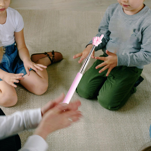 Maestros Telescópicos Puntero De Extensible Apuntando Rosa