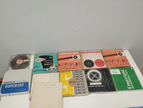 Lote Grabaciones Cinta Abierta Audio Rock Años 60 Y 70 (Usado)