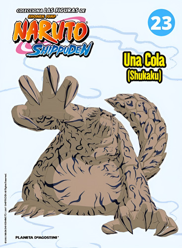Figura Y Fasciculo N°23 Shukaku De Naruto Planeta Deagostini