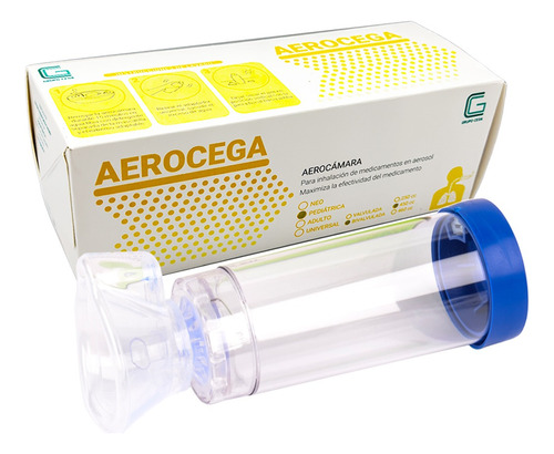 Aerocamara Bivalvulada Pediatrica Desmontable De 450 Ml