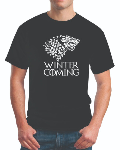 Playera Winter Is Coming Casa Stark