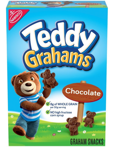 Galletas Teddy Grahams Chocolate Crackers 283g Americanas