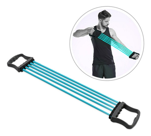 Elástico Expansor Tórax Braço Costas 5 Níveis Treino Fit
