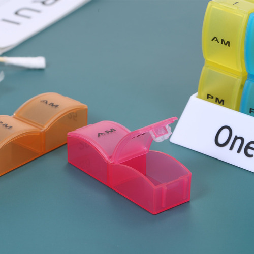 Organizador Mensal De Comprimidos Com Janela Pop-up, Dise
