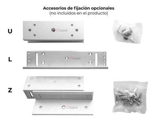 Cerradura Electromagnética Yli 300lbs/180kg Led,sensor 12vcc