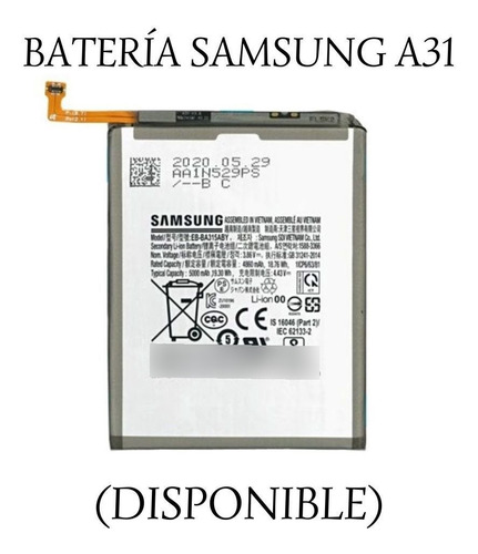 Batería Samsung Galaxy A31.