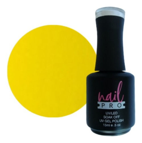 Gel Polish Color Amarillo X218 Nail Pro Permanente