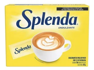 Splenda Endulzante Sustituto Azucar 100 Sobres 1 Gr C/u