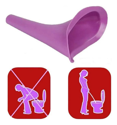 Urinales Femeninos Mujer Portatil Reutilizable Orinar Violet