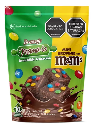 Mini Brownie Mama-ia M&m 10 Und