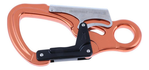 Corabiner Clip Doble Bloqueo Gancho De Primavera 35kn Fuerza