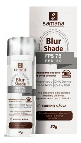 Samana Filtro Solar Blur Shade Fps75 Ppd30
