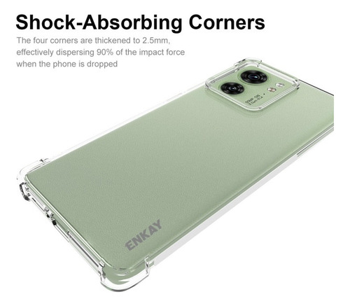 Funda Tpu Transparente Para Motorola Edge 40 5g