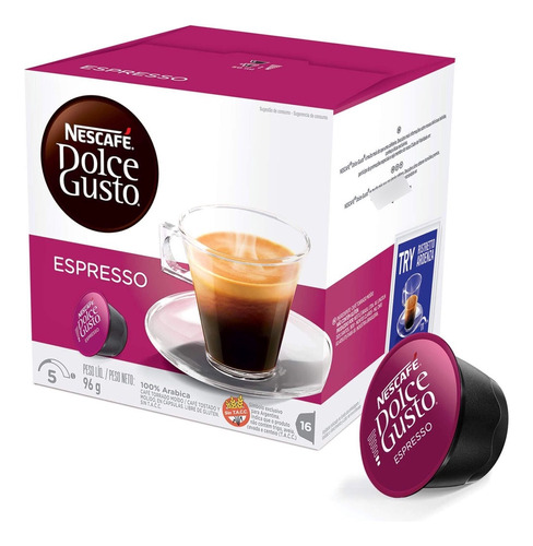 Cápsulas Dolce Gusto Espresso X 16un - Cía. De Golosinas