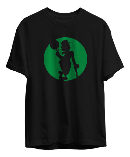 Remera Basket Nba Boston Celtics Negra Logo Duende