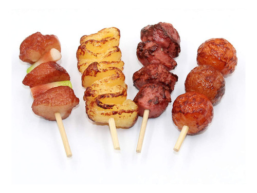 4 Piezas De Barbacoa Artificial, Juguetes De Carne Asada,