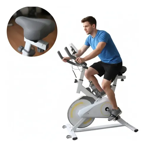 Bicicleta Ergométrica Fitness Para Cardio E Musculação Com Base