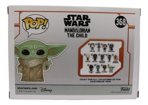 Funko Pop Star Wars Mandalorian Grogu Child Caja Lastimada