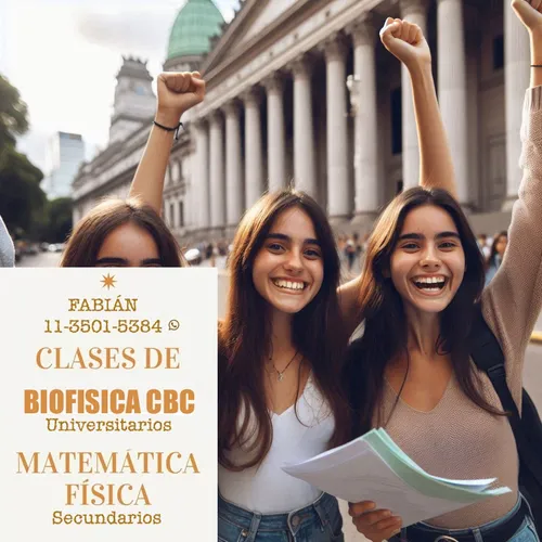 Clases Profesor Biofisica Cbc-fisica Matematicas Secundario