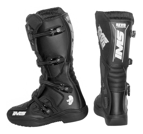 Imagem 3 de 4 de Bota Ims Revolution Top Preta Motocross Trilha Promoção