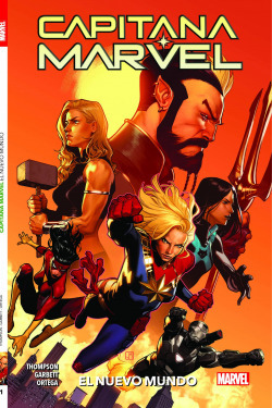 Libro 100% Marvel Coediciones Capitana Marvel El Nuevo Mundo