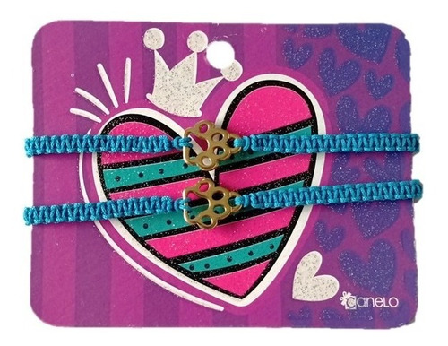 Imagen 2 de 4 de Pulseras Tejidas Para Pareja Regalo Gemelas X2 + Empaque
