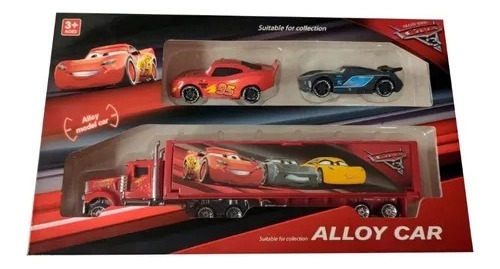 Cars Rayo Mcqueen 2 Carro Metálicos Mula Niñera Juguete 1314