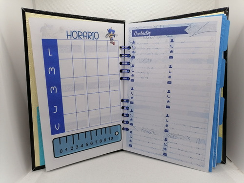 Libreta De Notas Sonic Mario Bros Personalizada