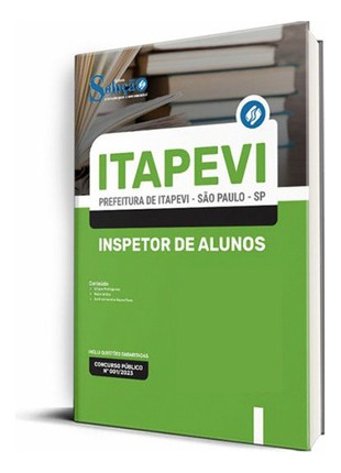 Apostila Prefeitura De Itapevi - Sp 2023 - Inspetor De Alunos, De Professores Especializados., Vol. Único. Editora Solução Concursos, Capa Mole, Edição Oficial Em Português, 2023