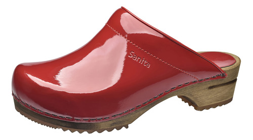 Mulas De Mujeres Sanita, Rojo 4, 8,5 B0013dk1pc_190324