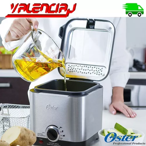 Freidora Pequeña Oster Ckstdf102-ss De 1.5 Litros 900w 110v