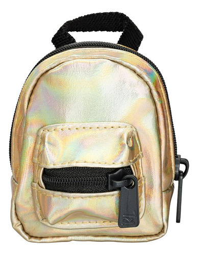 Minimochilas Real Littles Backpack - Dourado